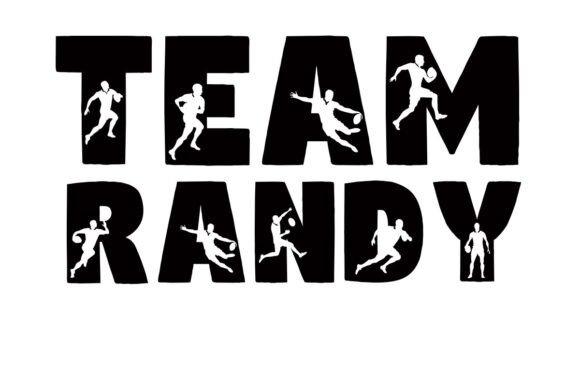 Rugby Font PNG with transparent background - Preview 1