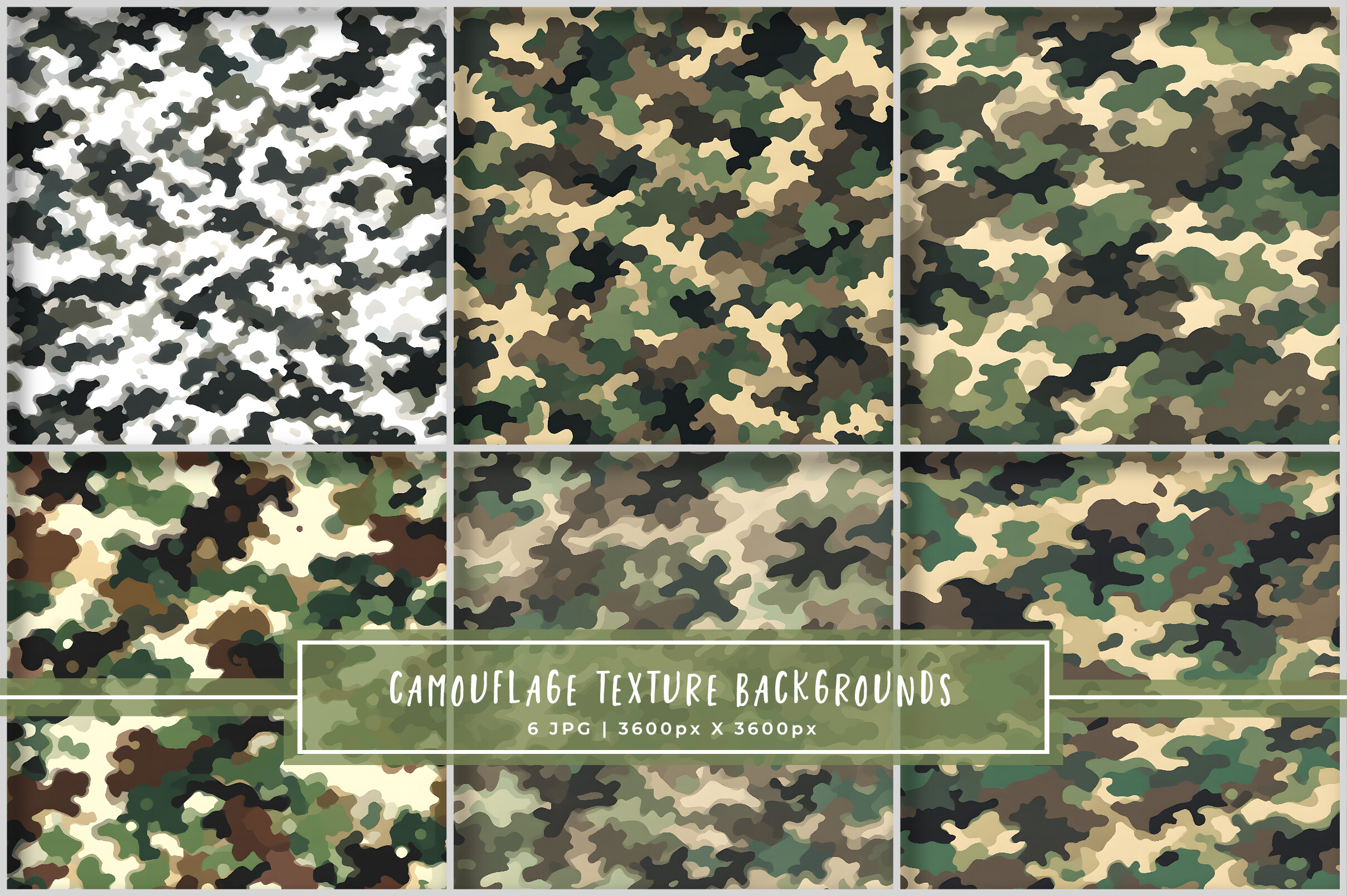 Camouflage Digital Paper Textures Graphic by srempire · Creative Fabrica