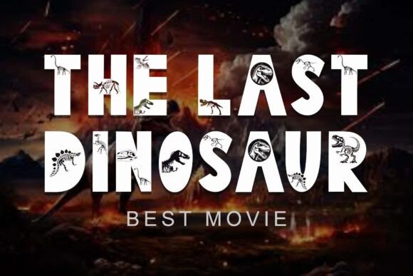 Dinosaur Fossil Font PNG with transparent background - Preview 3