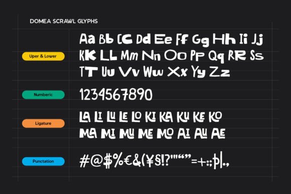 Domea Scrawl Font - Preview 6