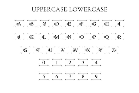 Everleaf Monogram Font - Preview 4
