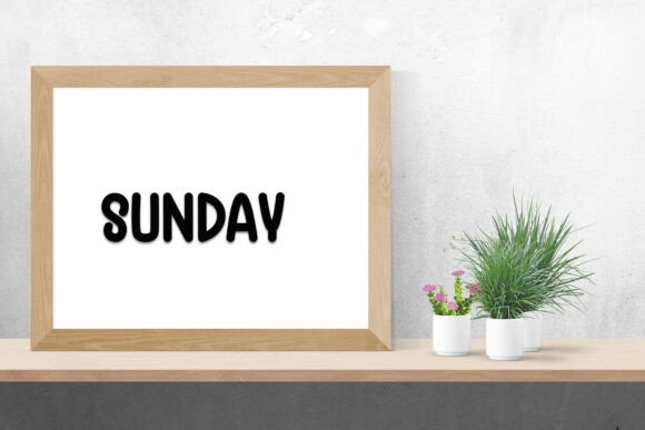 Gardening Font - Preview 2