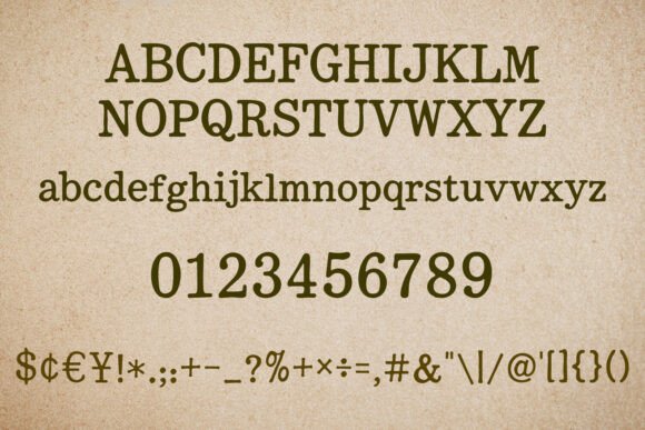 Keyclack Font - Preview 4