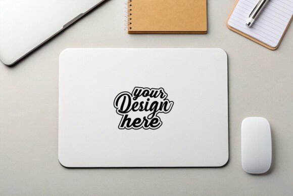 Office Desk Mouse Pad Mockup