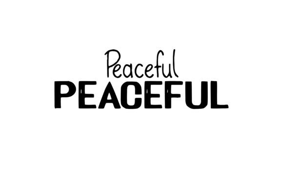 Peaceful Soul Font PNG with transparent background - Preview 1