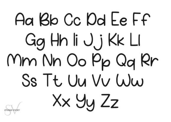 School Chalkboard Font PNG with transparent background - Preview 1
