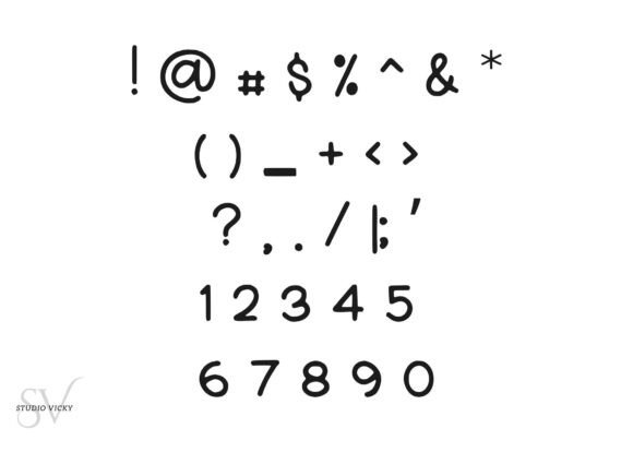 School Chalkboard Font PNG with transparent background - Preview 2