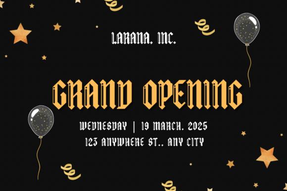 Bubble Old English Font - Preview 4
