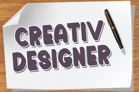 Designer Font - Preview 4
