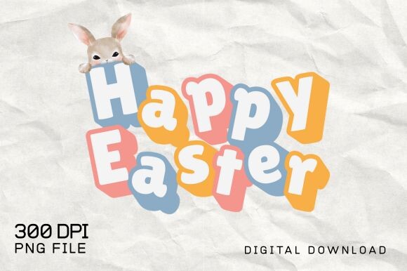 Happy Easter PNG Sublimation Graphic by Arbiz03 · Creative Fabrica
