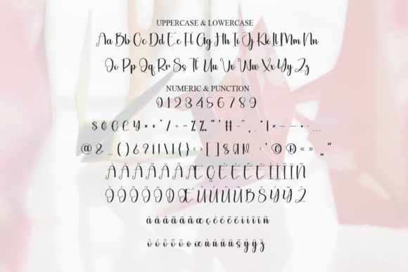Origami Font PNG with transparent background - Preview 6