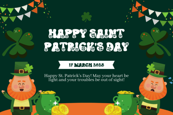 Retro Clover Leaf Font PNG with transparent background - Preview 2