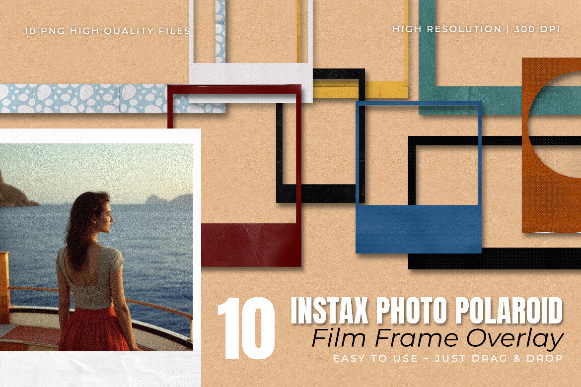 10 Instax Photo Polaroid Film Frame