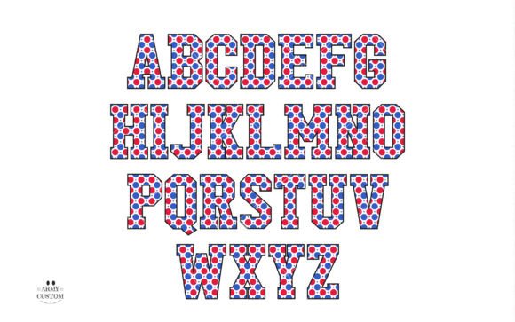 American 4th of July Font - Preview 3