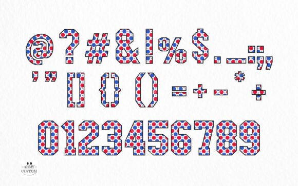American 4th of July Font - Preview 4