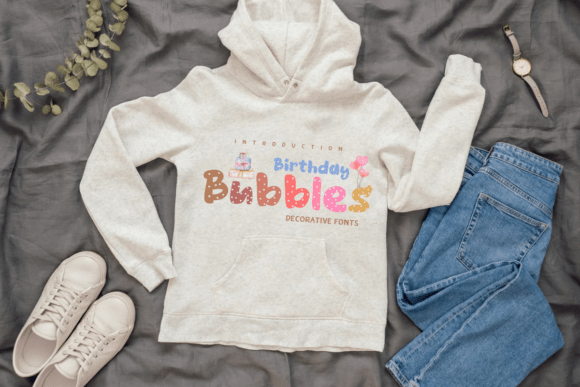Birthday Bubbles Font - Preview 4