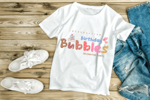 Birthday Bubbles Font - Preview 6