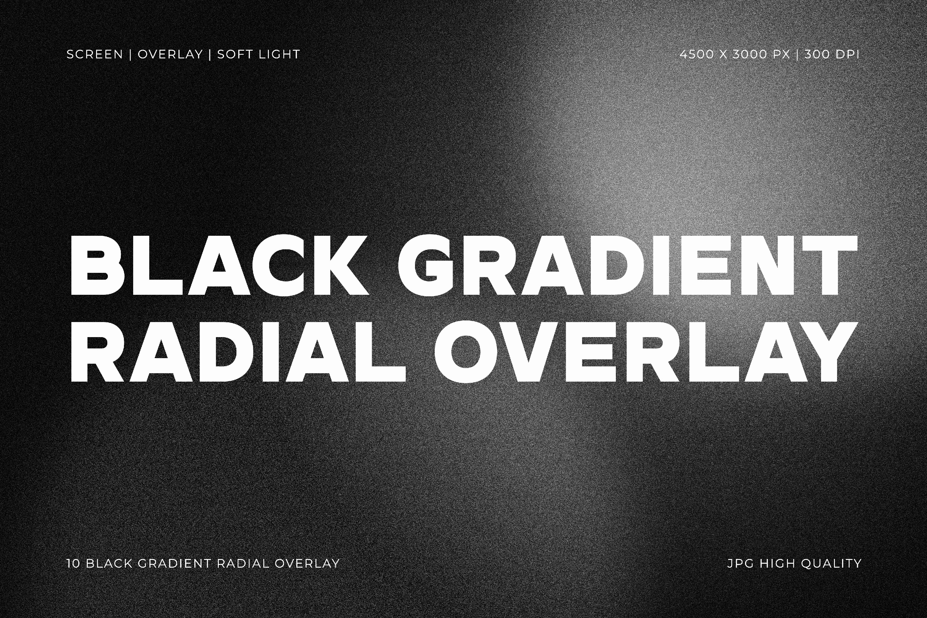 Black Gradient Radial Overlay Graphic by Pitchlook · Creative Fabrica