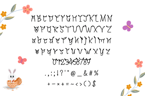Bunny Easter Font - Preview 1