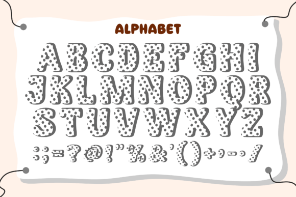 Clown Sketch Font font preview - 2