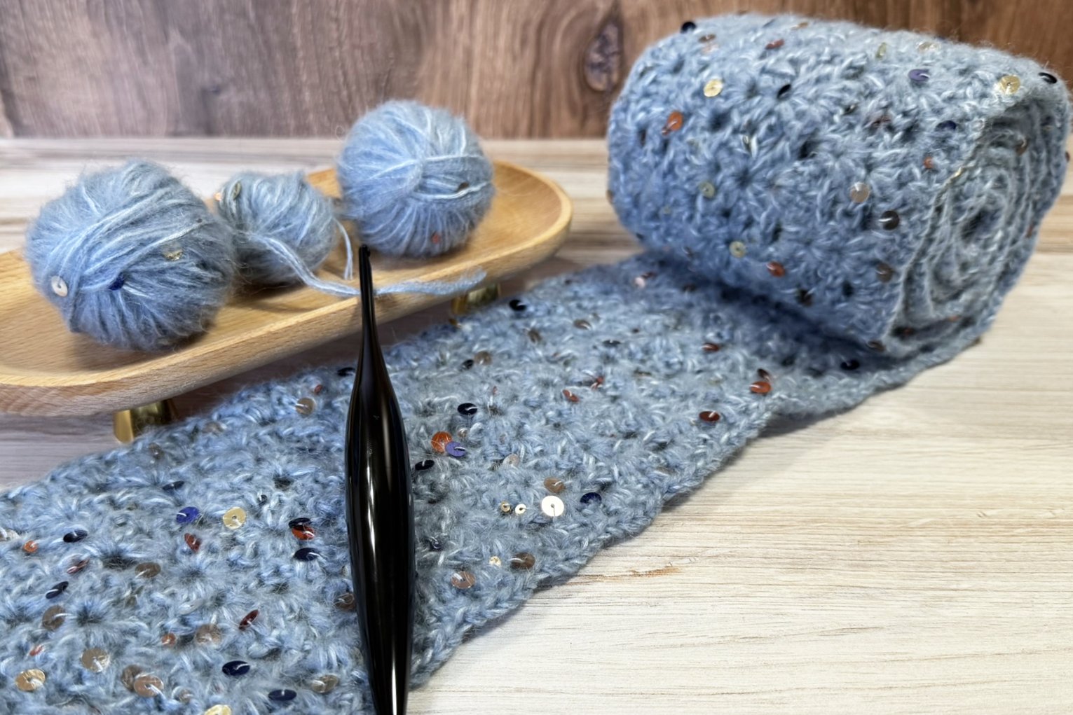 Echo Scarf Crochet Pattern