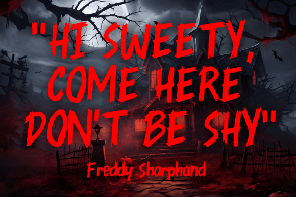 Halloween Breakfast Font PNG with transparent background - Preview 1