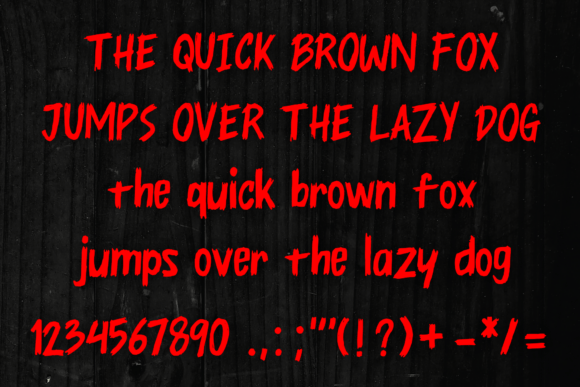 Halloween Breakfast Font PNG with transparent background - Preview 3