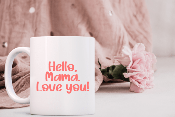 Hello Mommy Font - Preview 4
