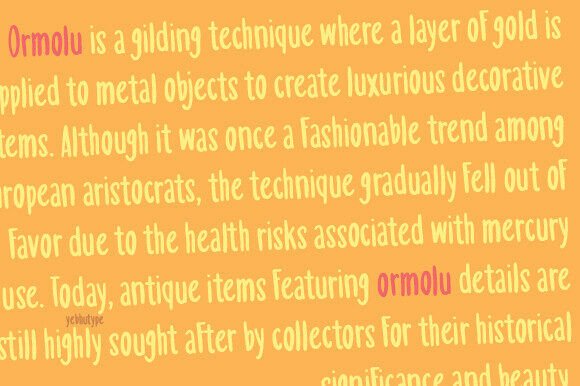 Ormolu Font PNG with transparent background - Preview 4