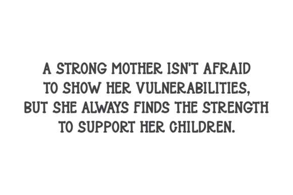 Perfect Mother Font PNG with transparent background - Preview 2