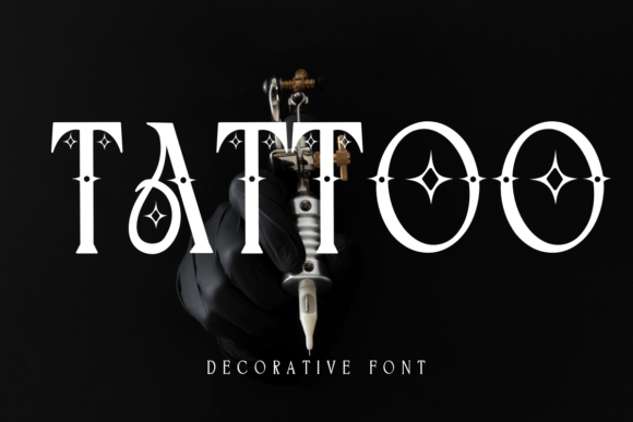 Tattoo Decorative Font By Nongyao