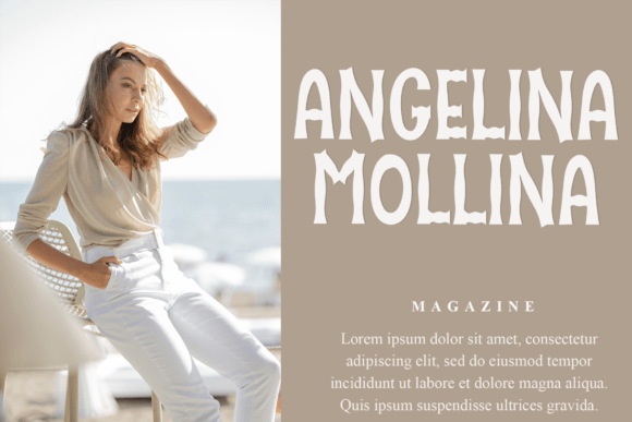 Abstract Designer Font - Preview 1