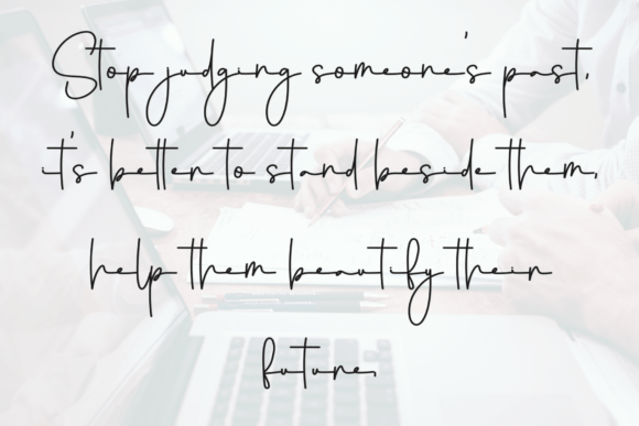 Adelia Signature Font - Preview 6