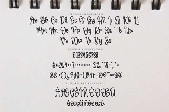 Alphabet Chapter Font - Preview 5