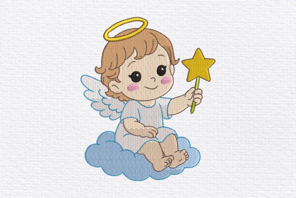Angel Baby with Magic Star