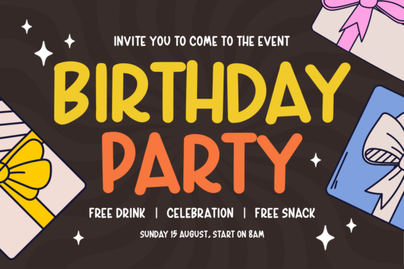 Birthday Reminder Font - Preview 6