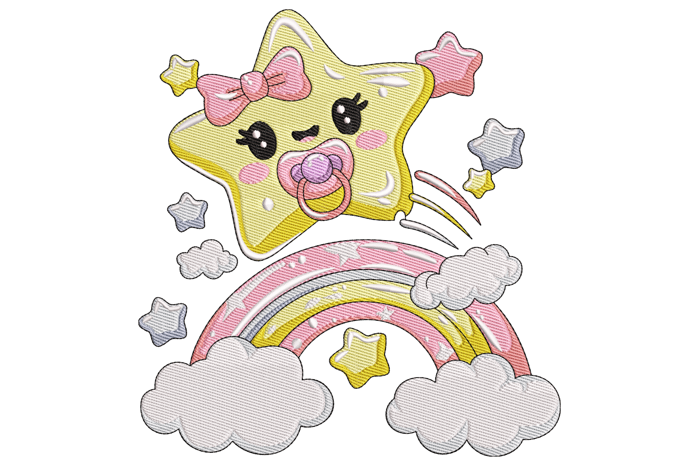 Baby Star with Rainbow