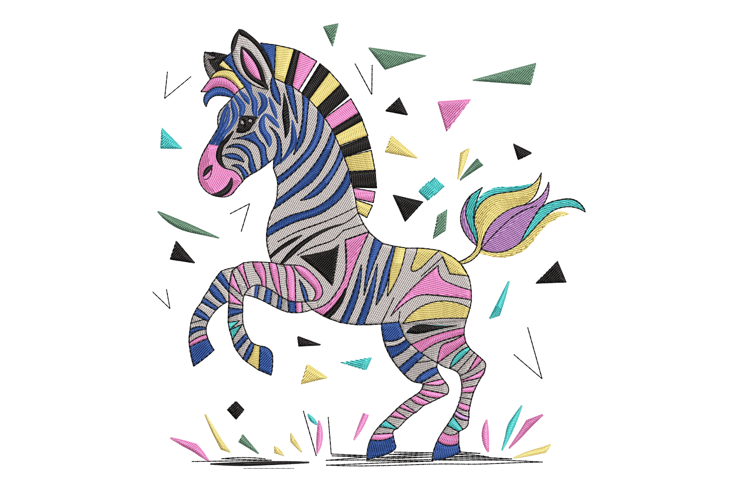 Colorful Zebra · Creative Fabrica
