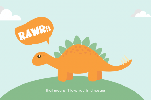 Cute Dino Font - Preview 5