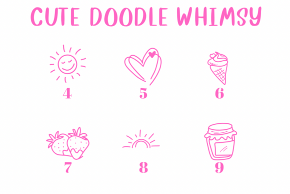 Cute Doodle Whimsy Font - Preview 3