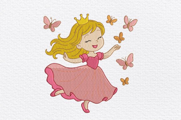 Dancing Princess with Butterflies
