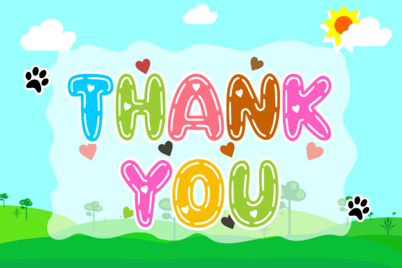 Easter Cartoon Font - Preview 2