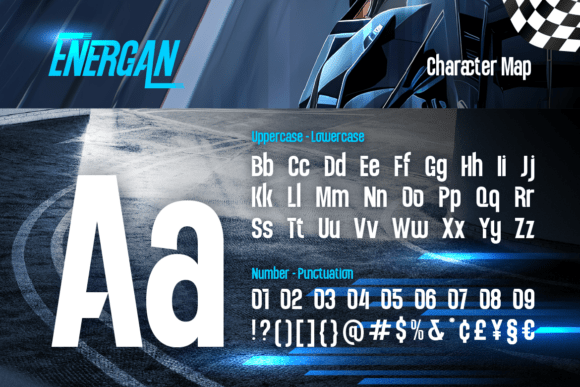 Energan Font - Preview 1