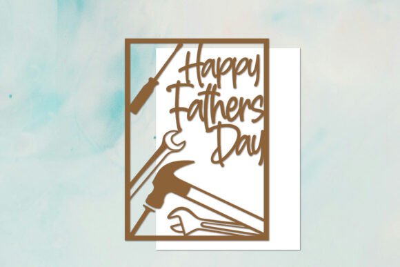 Fathers Day Papercut
