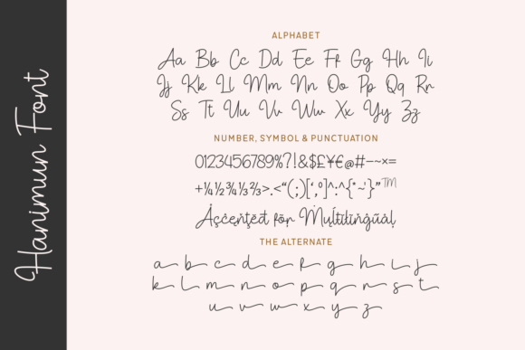 Hanimun Font Font PNG with transparent background - Preview 3