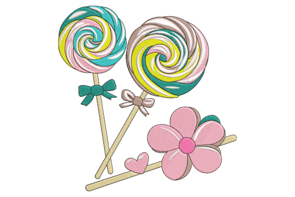 Lollipops and Flower Stick