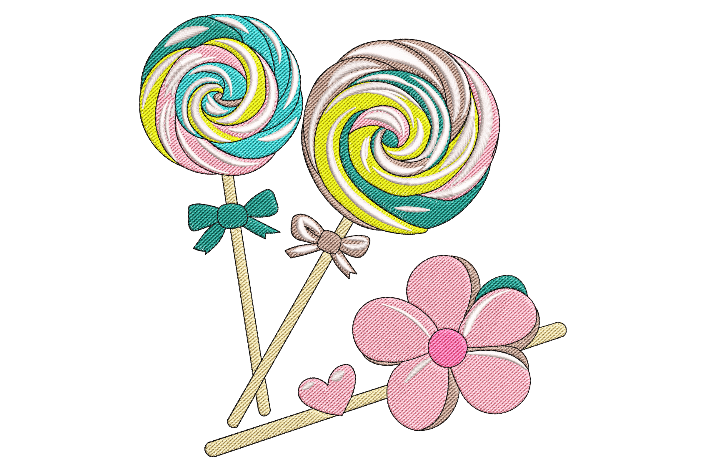 Lollipops and Flower Stick