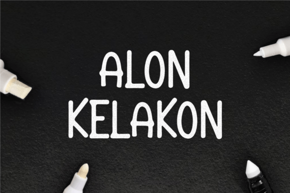 Marker Simpera Font PNG with transparent background - Preview 1