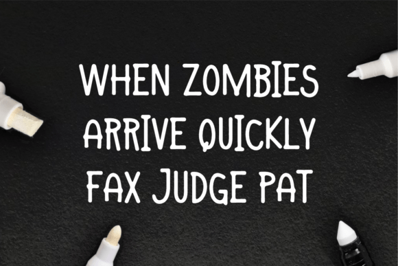 Marker Simpera Font PNG with transparent background - Preview 3