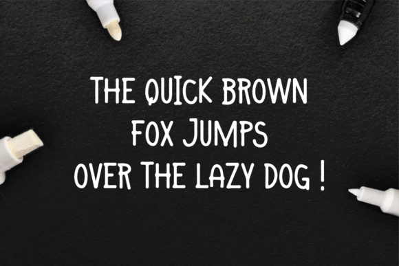 Marker Simpera Font PNG with transparent background - Preview 4